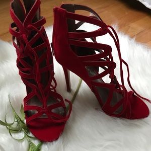 Red Stilettos Heels